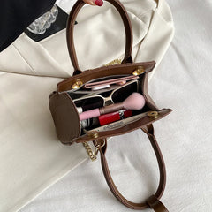 Green Stone Pattern PU Leather Handbag Purse Clutch Chain Shoulder Bag