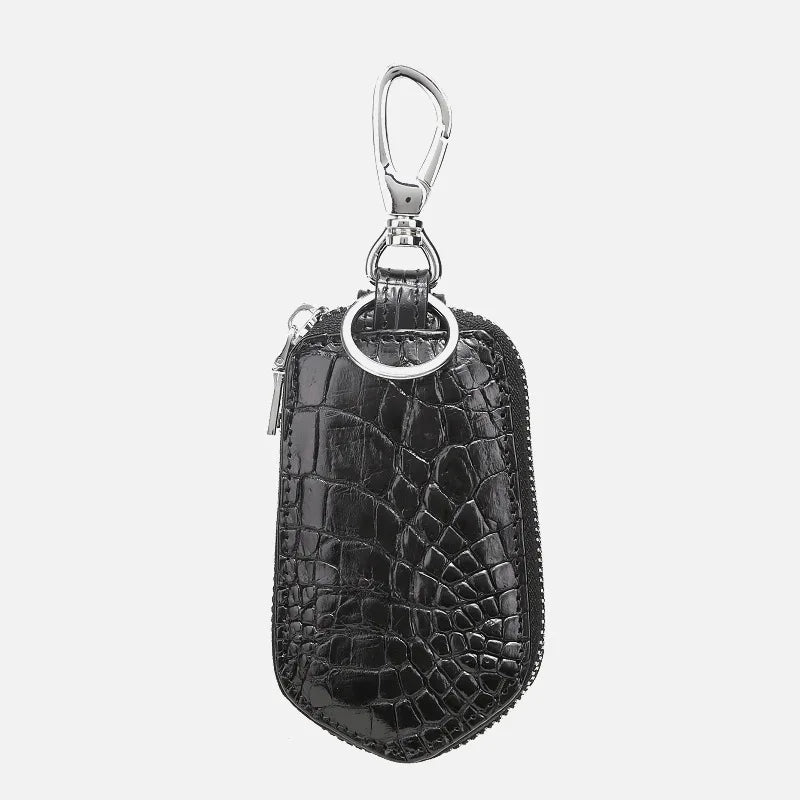 Crocodile Skin Claw Key Bag Large Capacity for Men and Women