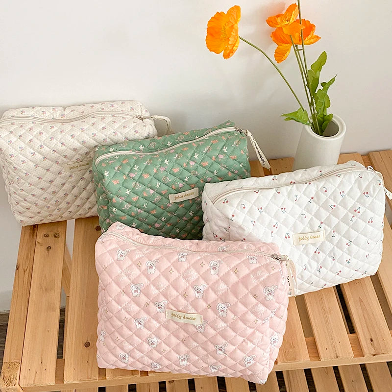 Cosmetic Bag for Women Makeup Lipstick Storage Pouch Travel Organizer