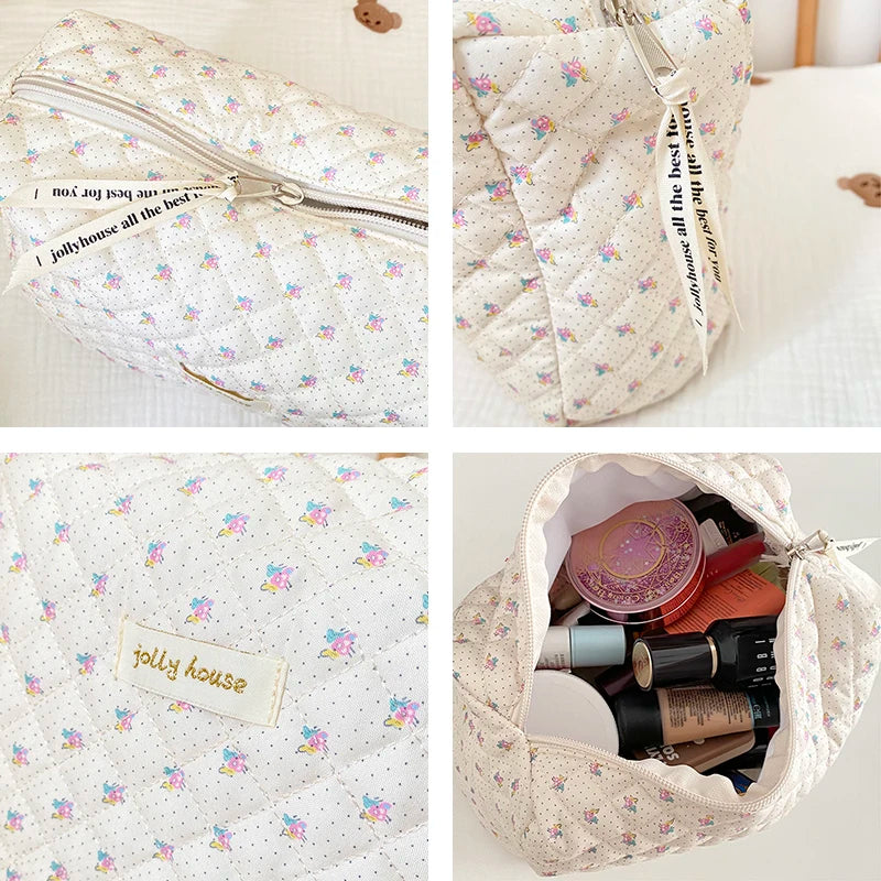 Cosmetic Bag for Women Makeup Lipstick Storage Pouch Travel Organizer