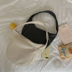 Women's Dumpling Bag Large Capacity PU Leather Shoulder Handbag