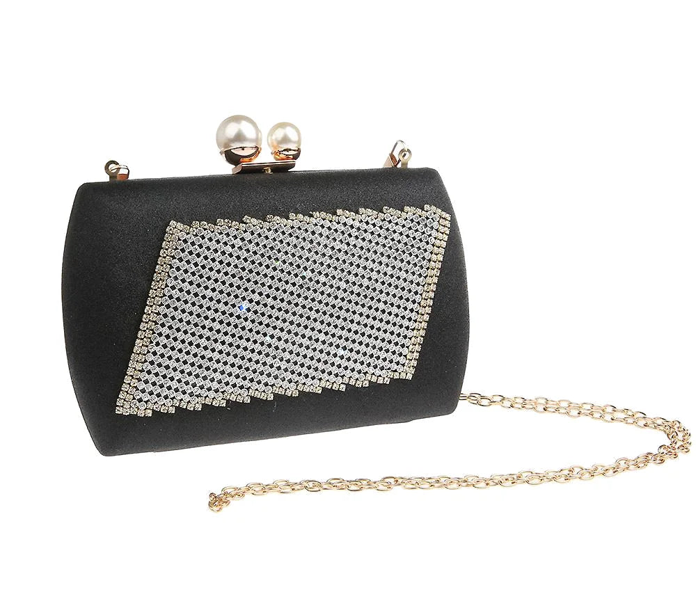 Beaded Evening Bag Diamond Sequined Clutch HandBag Bride Bag Wedding Party