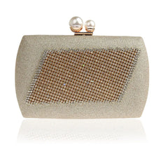 Beaded Evening Bag Diamond Sequined Clutch HandBag Bride Bag Wedding Party
