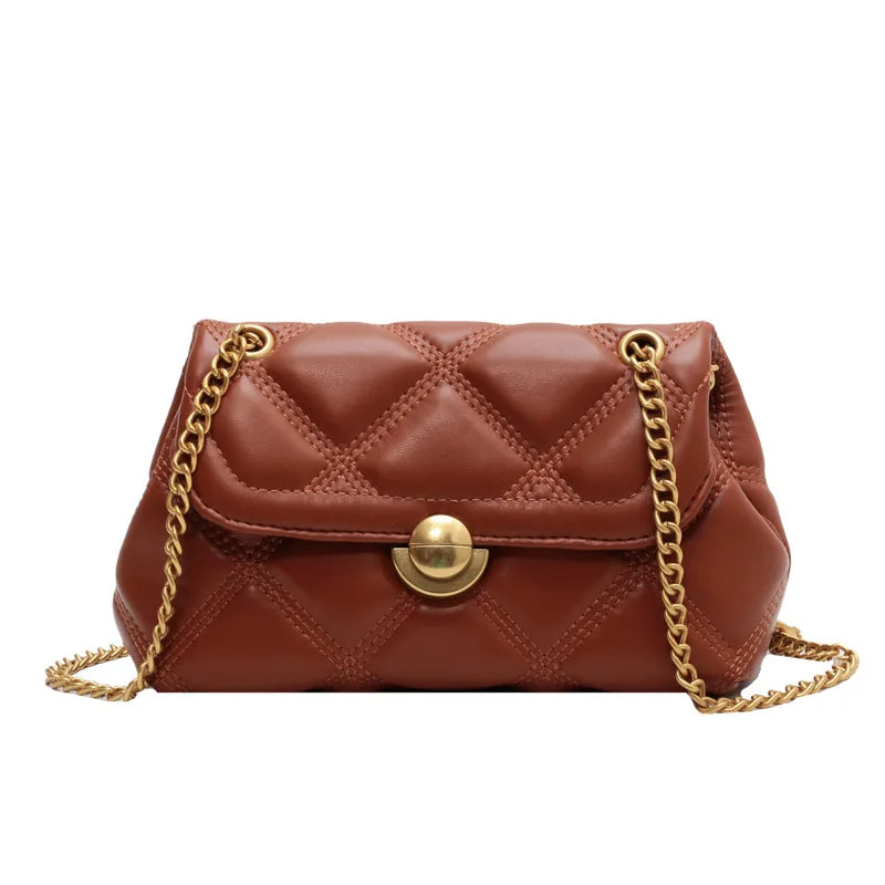 Rhombic Chain Crossbody Bag Small Square Bag Women