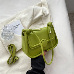 Women's One-shoulder Underarm Bag Texture All-match Messenger Small Square Bag