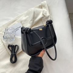Women's One-shoulder Underarm Bag Texture All-match Messenger Small Square Bag