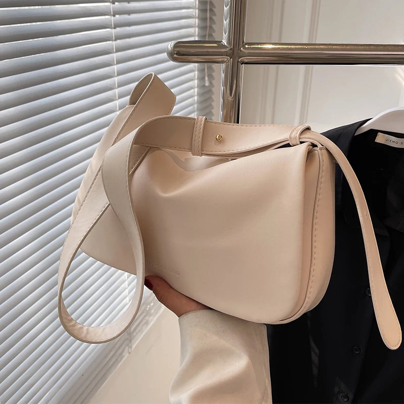 Texture Soft PU Handbags Large Capacity Women's Shoulder Bag
