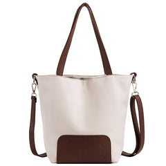 Fashionable PU Leather Women Shoulder Bags High Capacity