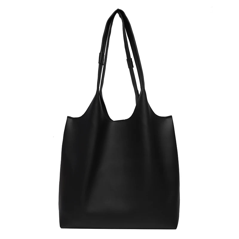 Fashionable Tote Bag Shoulder Bags PU Leather High Capacity Multi-function
