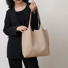 Fashionable Tote Bag Shoulder Bags PU Leather High Capacity Multi-function