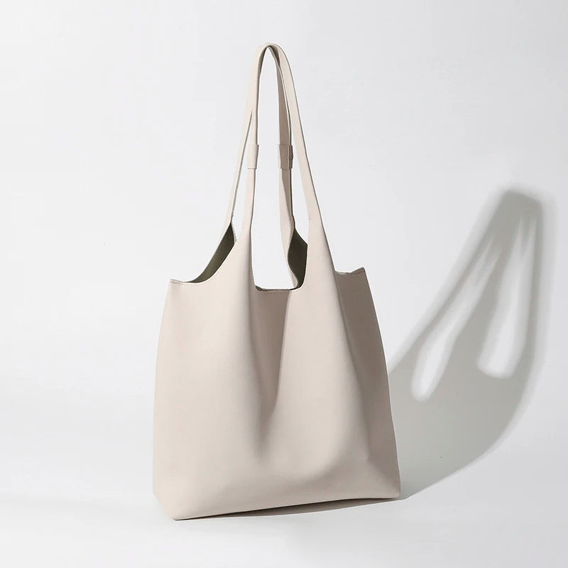 Fashionable Tote Bag Shoulder Bags PU Leather High Capacity Multi-function