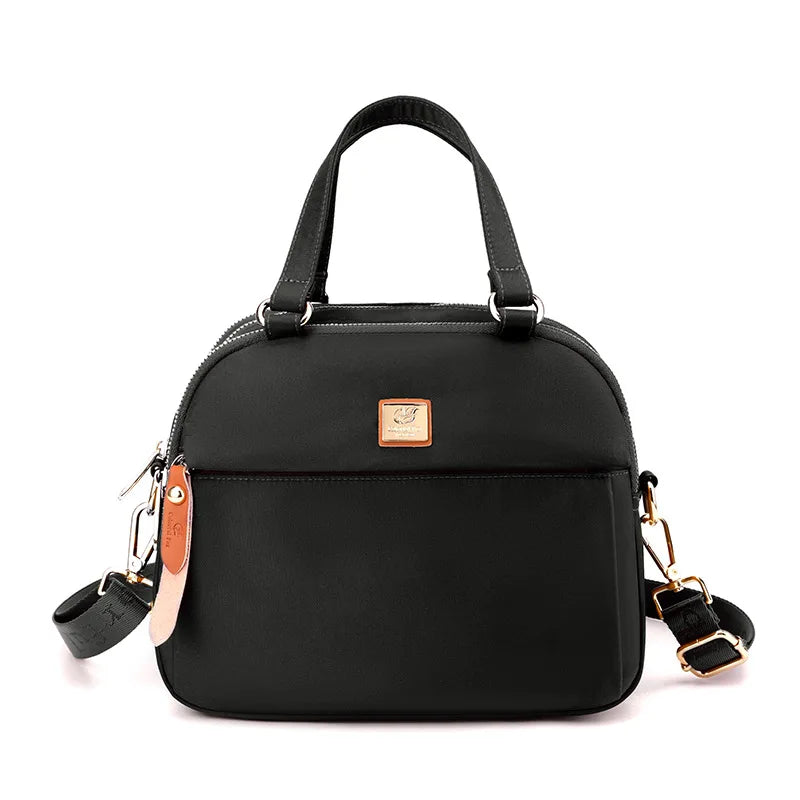 Waterproof Nylon Shoulder Bag for Women Mini Handbag