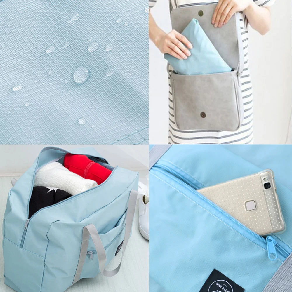 Foldable Travel Bags Men Women Organizer Duffle Bag