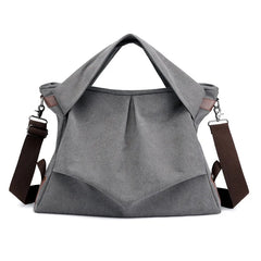 Canvas Foldable Women's Large Capacity Messenger Bag