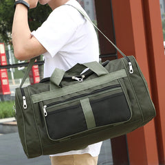 Large Capacity Army Green Storage Bag Waterproof Travel Duffle