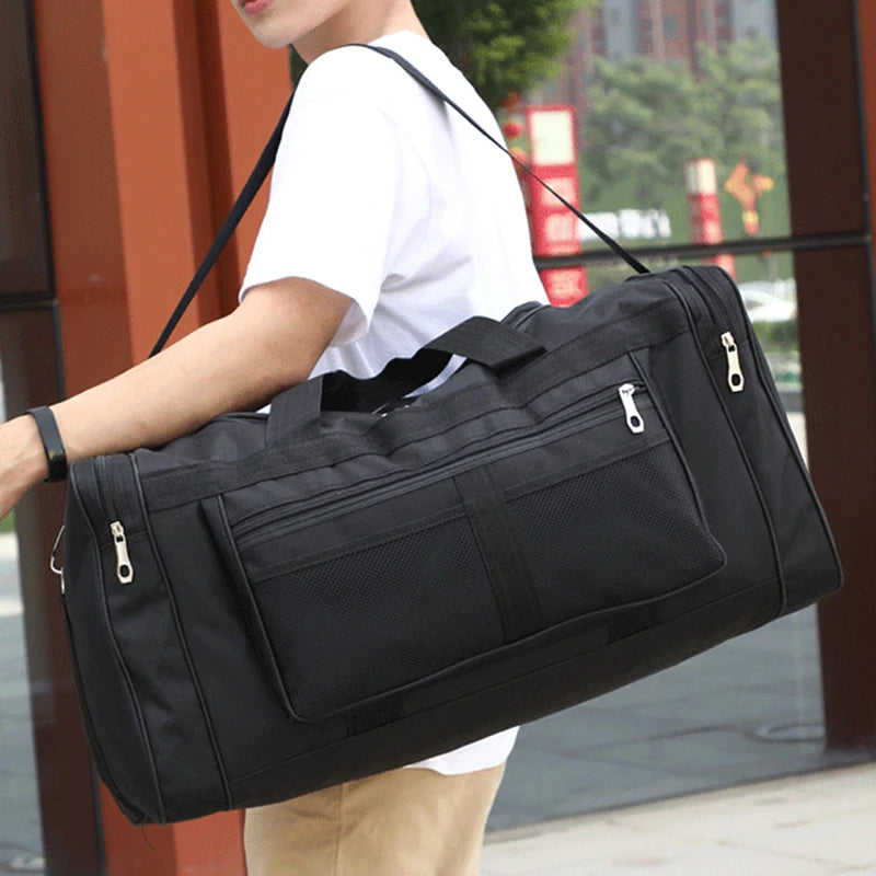 Large Capacity Army Green Storage Bag Waterproof Travel Duffle