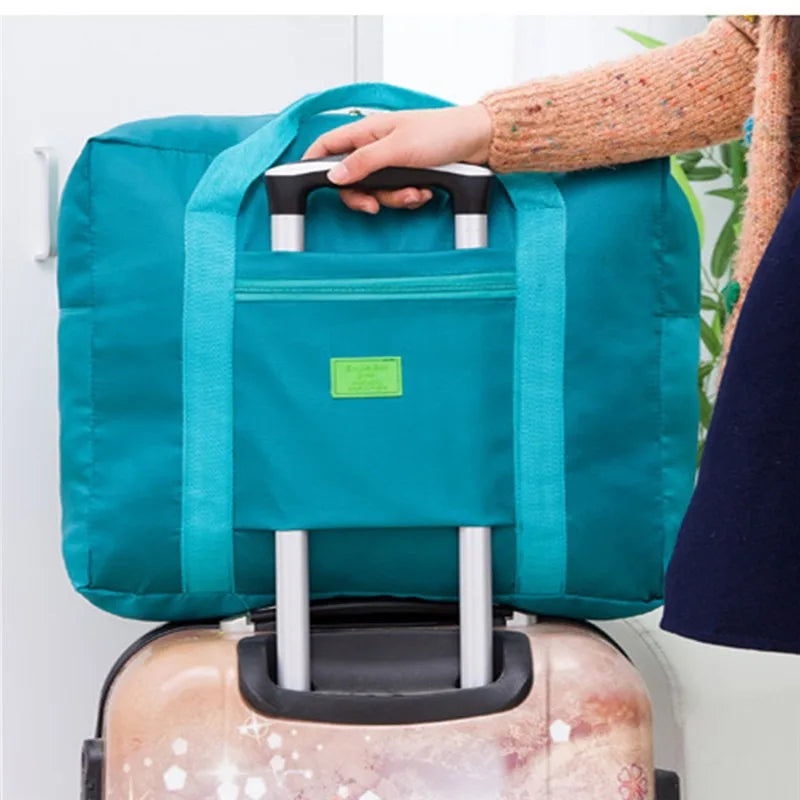 Nylon Foldable Travel Bags Unisex Large Capacity Bag Luggage Waterproof
