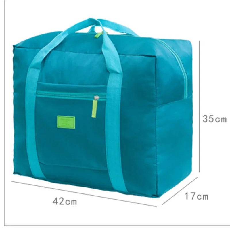 Nylon Foldable Travel Bags Unisex Large Capacity Bag Luggage Waterproof