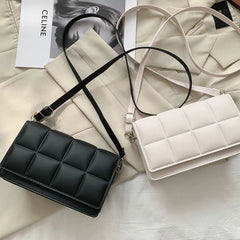Rhombus Women's Bag PU Leather Single-Shoulder Bag
