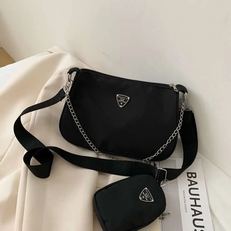 Vintage Crossbody Bag Chain Underarm Shoulder Bag