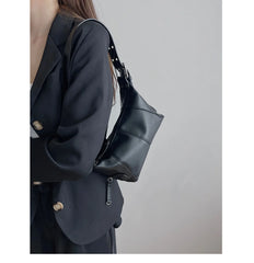 Retro Women Tote Bag Dumplings Style Office Ladies Shoulder Bag