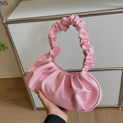 Spring Autum Women Shoulder Bags Vintage Oxford Cloth Underarm Bag