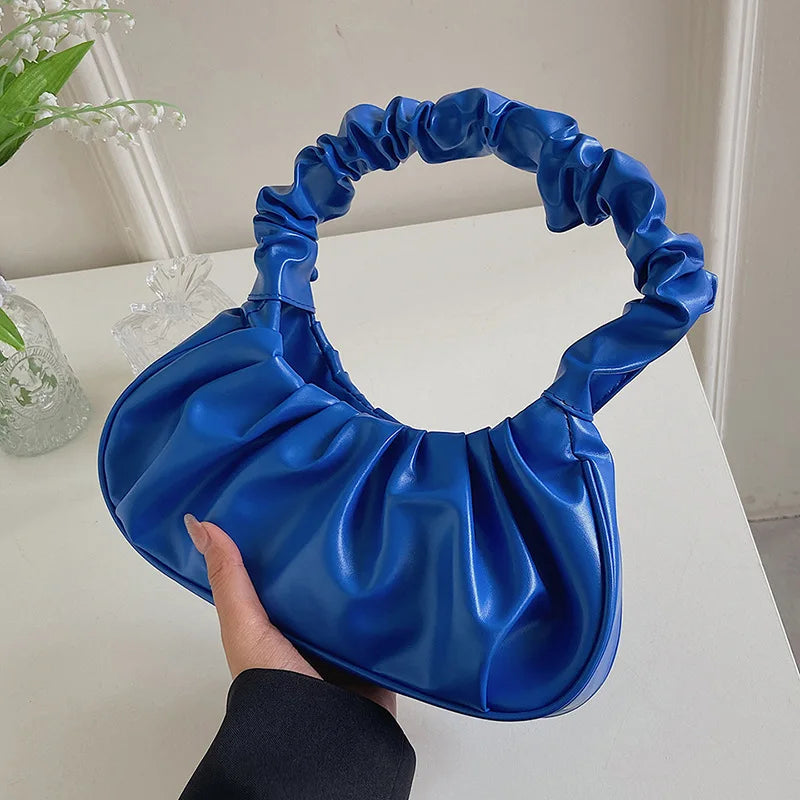 Spring Autum Women Shoulder Bags Vintage Oxford Cloth Underarm Bag