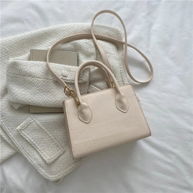 Women's Small Square Crossbody Bag Top Handle Totes Shoulder Bag