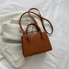 Women's Small Square Crossbody Bag Top Handle Totes Shoulder Bag