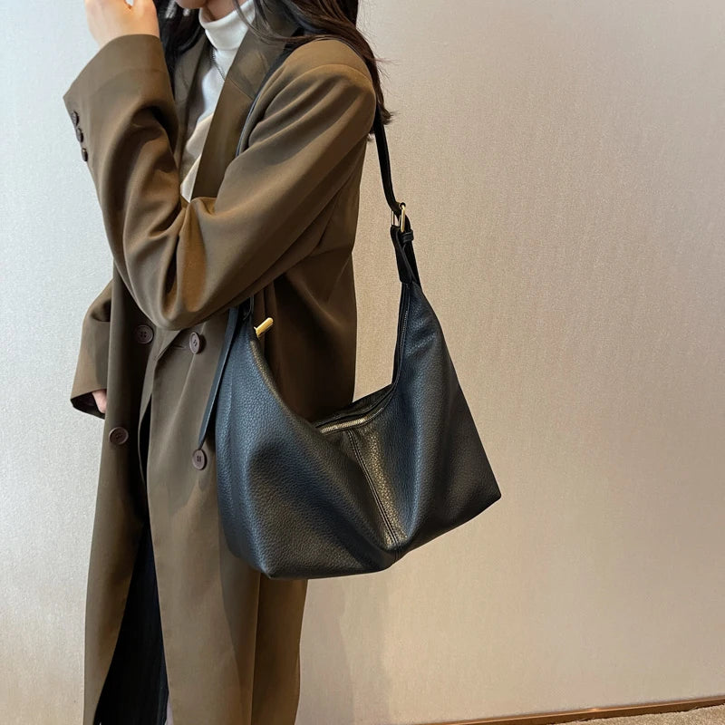 Stylish PU Leather Women Shoulder Bag