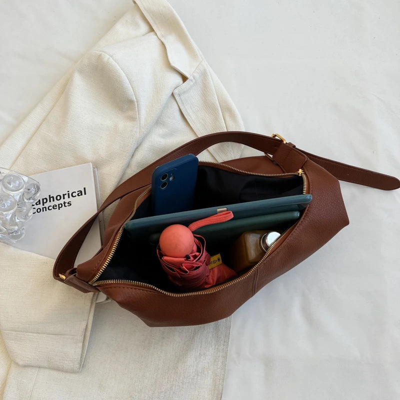 Stylish PU Leather Women Shoulder Bag