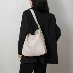 Fashionable PU Leather Women Shoulder Bag with Pocket