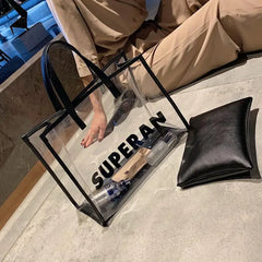 Summer Leisure PU Leather Shoulder Bag Large Capacity Handbag