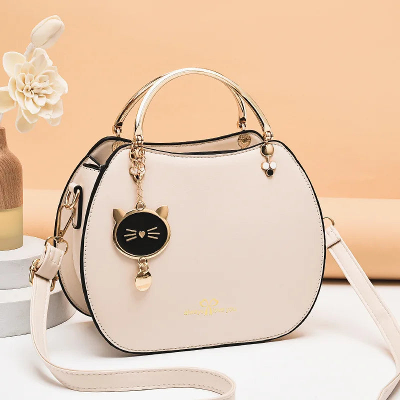 Summer Women's Shoulder Bags Casual Tote Bag PU Leather Crossbody Bag