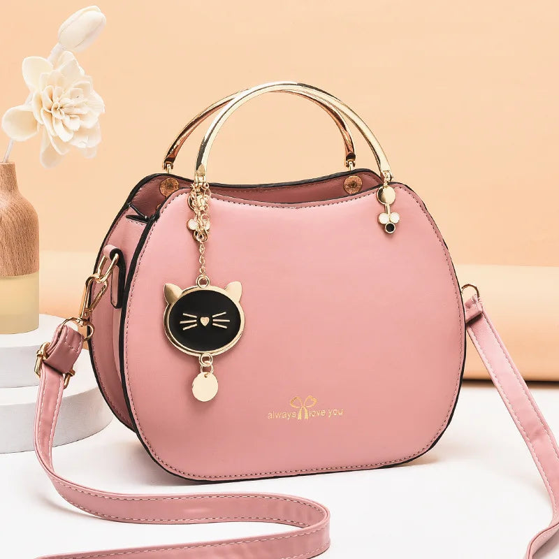Summer Women's Shoulder Bags Casual Tote Bag PU Leather Crossbody Bag