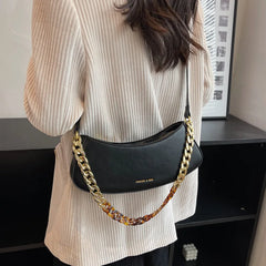 Vintage Acrylic Chain Underarm Bag Party Clutch Shoulder Messenger Bag