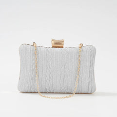 Women's Diamond Evening Clutch Bag Wedding Party Chain Wallet