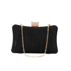 Women's Diamond Evening Clutch Bag Wedding Party Chain Wallet