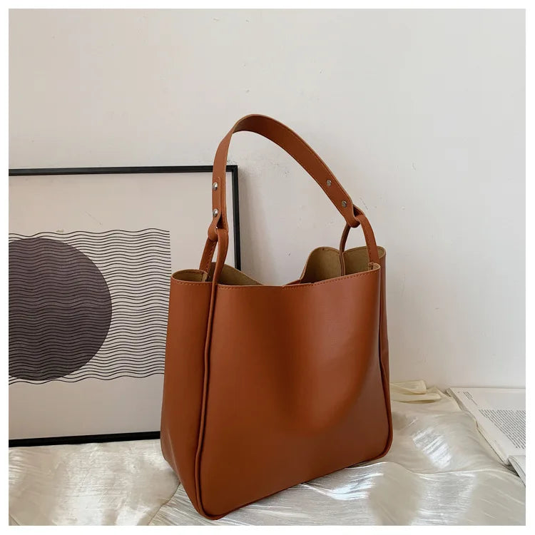 Women Handbags Famous Shoulder Bags Large Capacity Leather