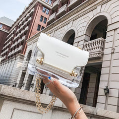 Transparent Small Square Bag Women's Shoulder Bag