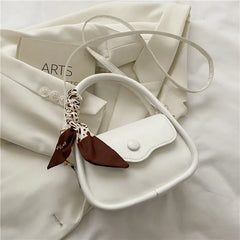 Small Leather Shoulder Bag for Women Crossbody Handbag Underarm Bag