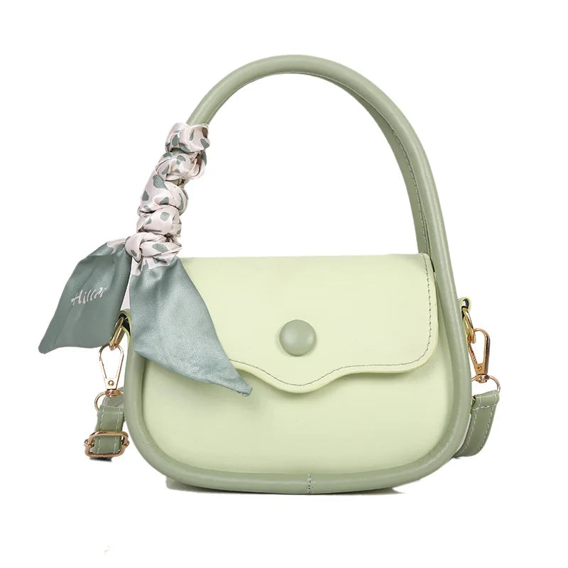 Small Leather Shoulder Bag for Women Crossbody Handbag Underarm Bag