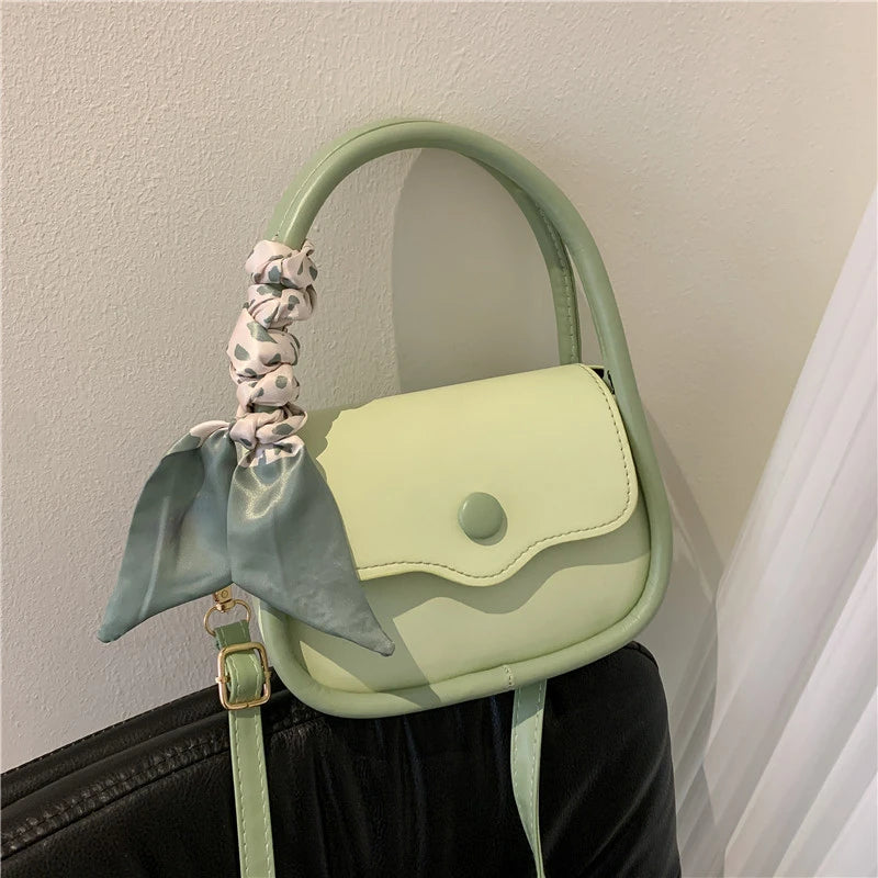 Small Leather Shoulder Bag for Women Crossbody Handbag Underarm Bag