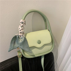 Small Leather Shoulder Bag for Women Crossbody Handbag Underarm Bag