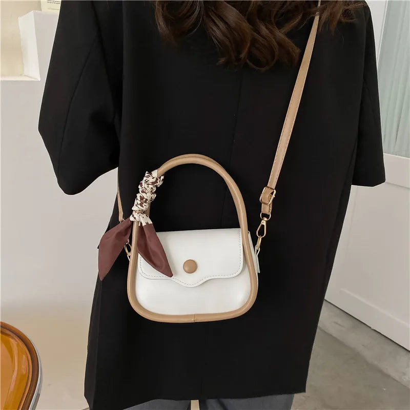 Small Leather Shoulder Bag for Women Crossbody Handbag Underarm Bag