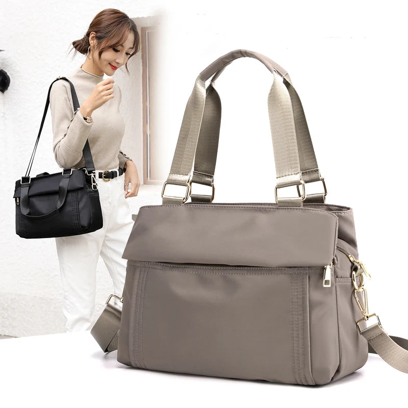 Women's Shoulder Bag High Nylon Ladies Leisure Tote Crossbody