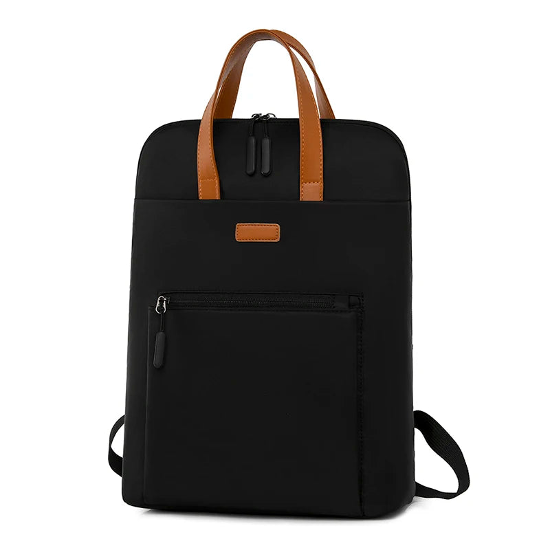 Casual Double Zipper Women Backpack Large Pockets Waterproof