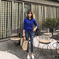 Vintage Striped Tote Bag for Women