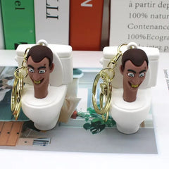 Skibidi Toilet Figure Keychain PVC Child Doll Gift