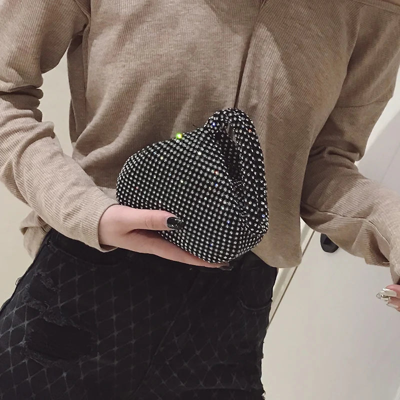 Summer Mini Diamond Bags for Women Handbags and Purses Evening Tote Bag Bolsas